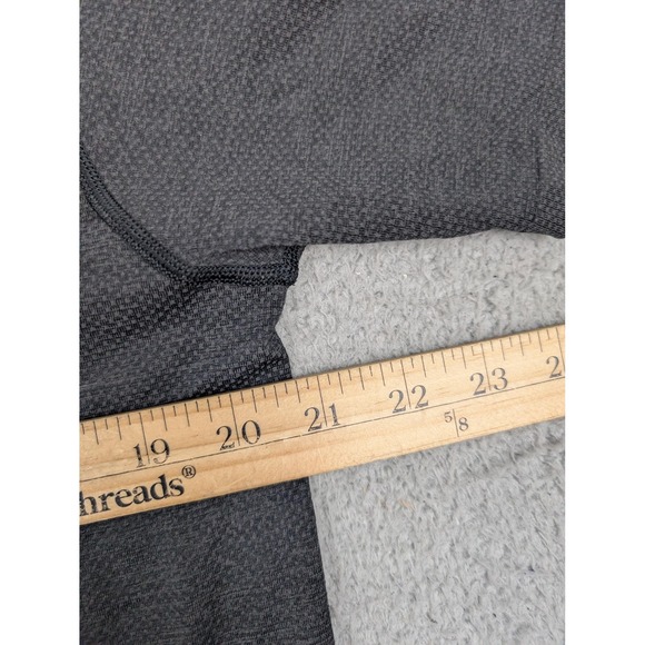 Lululemon Polo Shirt Mens Large Gray In Practice Striped Performance Golf - Picture 9 of 10